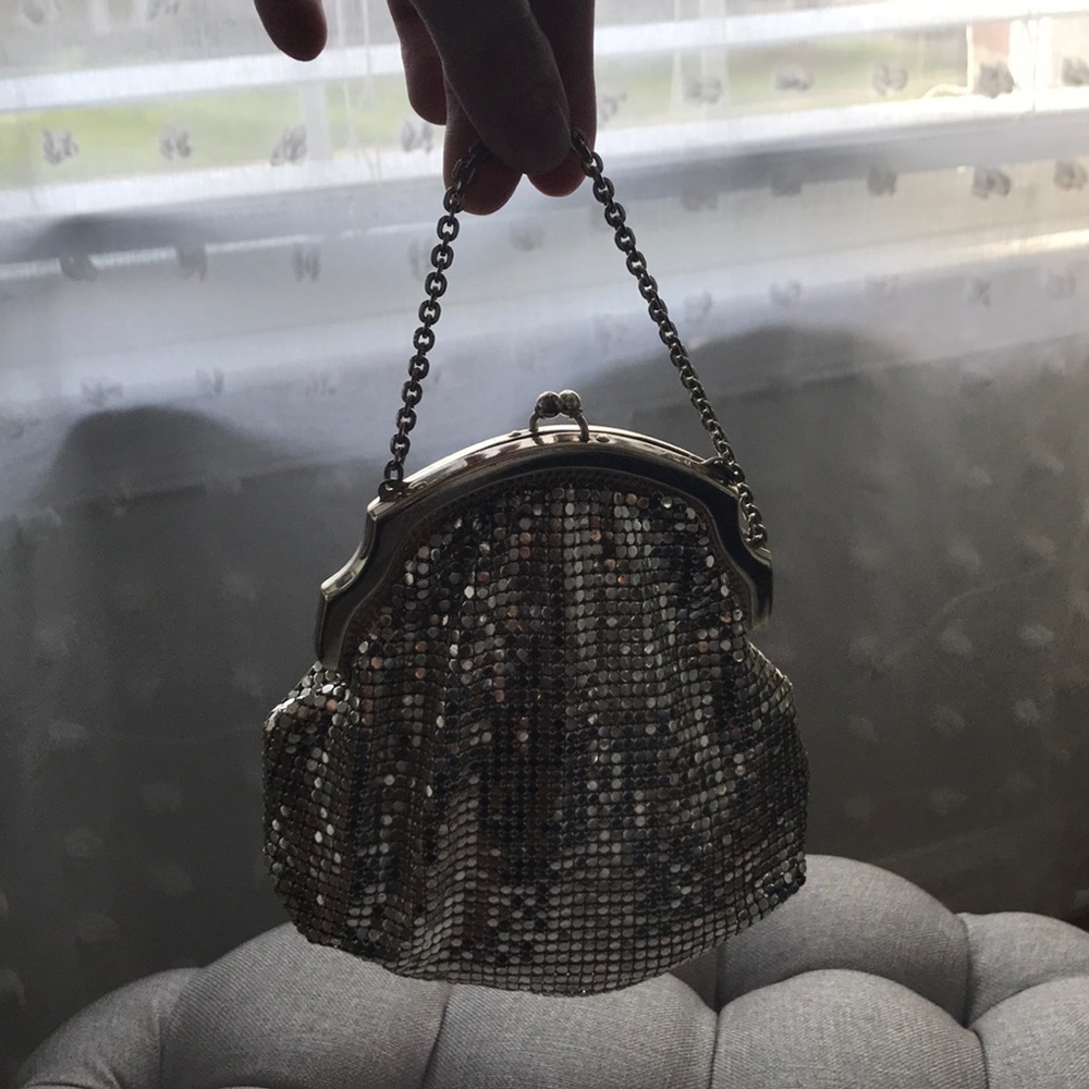 Whiting & Davis Mini Vintage Mesh Chainmail Link Bag - Picture 5 of 5